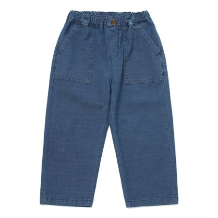 와이드 샴브레이 청바지