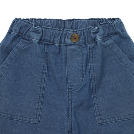 와이드 샴브레이 청바지