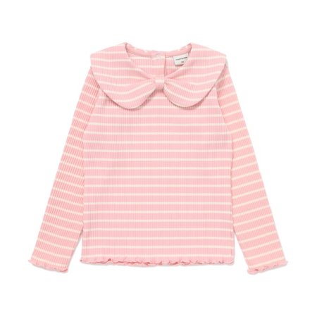 리본 골지티셔츠 택1