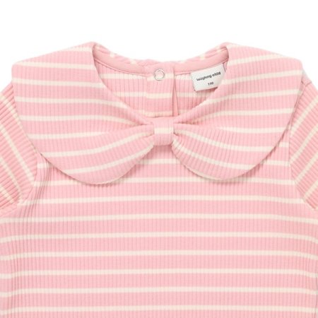 리본 골지티셔츠 택1