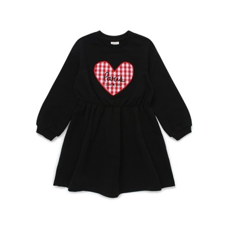 하트 저지 원피스