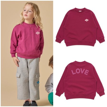 데일리 솔리드 맨투맨 PU