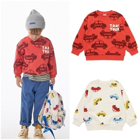 자동차 전판 맨투맨 택1