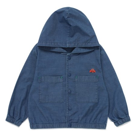 데님 후드 셔츠 자켓 DM