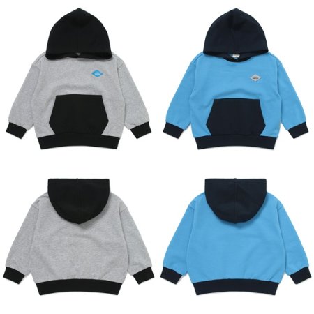 컬러배색 후드 맨투맨 택1