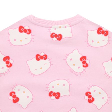 헬로키티 패턴 맨투맨