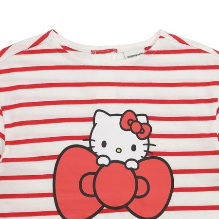 헬로키티 스트라이프 티셔츠