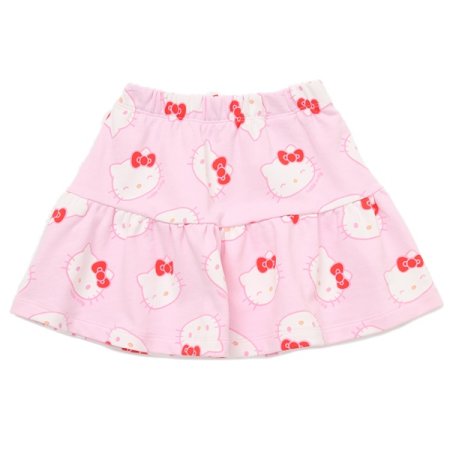 헬로키티 패턴 저지 스커트