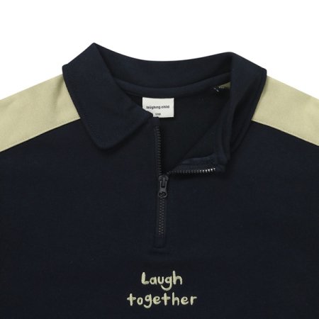 컬러배색 반집업 카고 상하세트 택1