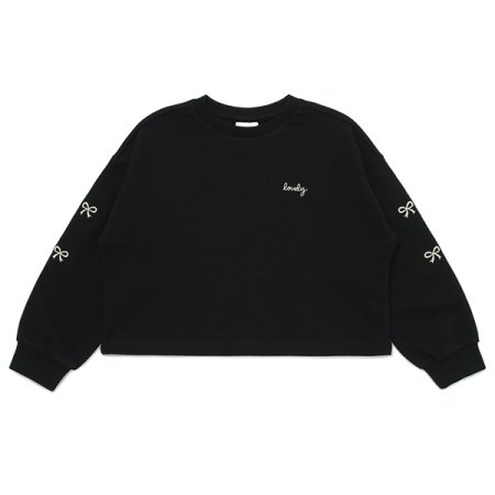 리본크롭 맨투맨 85 택1