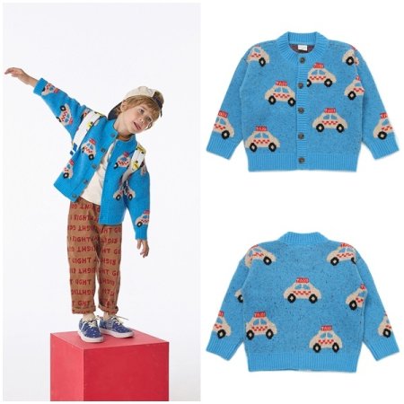 자동차 니트 가디건 BL