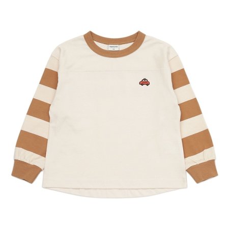 오버핏 배색 티셔츠 CR