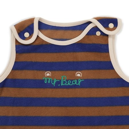 스트라이프 슬리핑 가운 택1