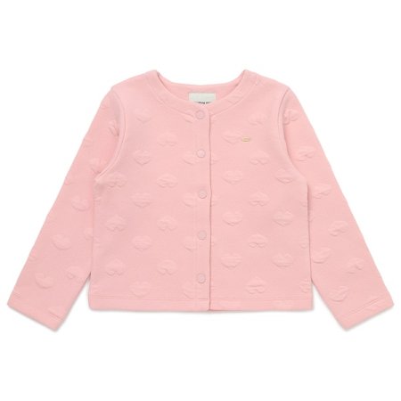 하트 퀼팅 가디건 점퍼 택1