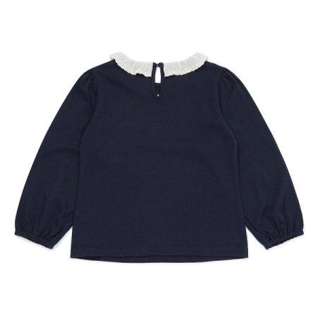 레이스 카라 티셔츠 NY