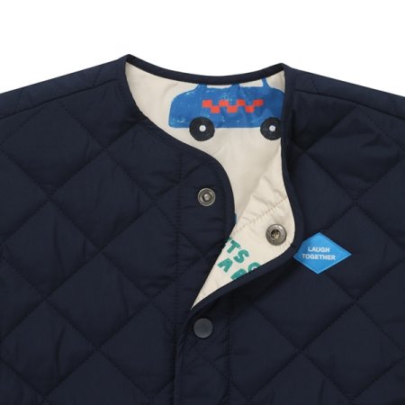 자동차 리버시블 퀄팅 패딩