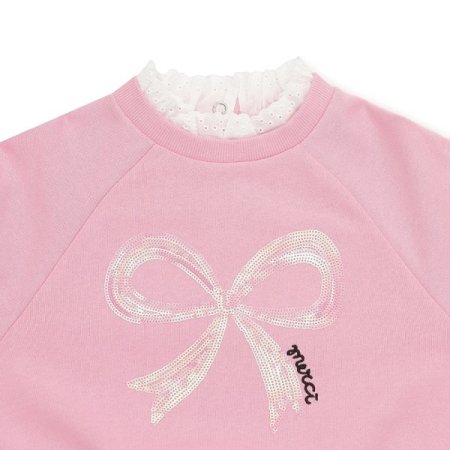 리본 프릴 맨투맨 PK