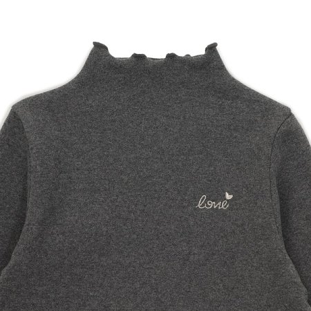 프릴 터틀넥 티셔츠 DG