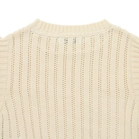 프릴 니트 조끼 CR