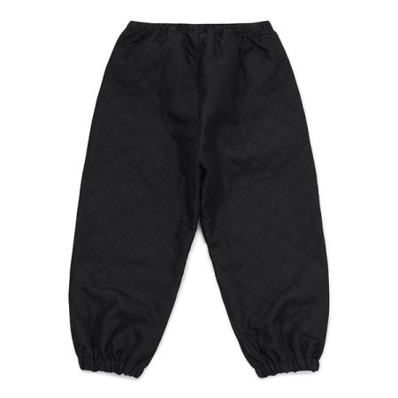 래핑차일드 퀄팅 조거팬츠 BK