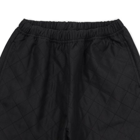 래핑차일드 퀄팅 조거팬츠 BK