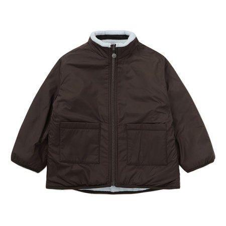 컬러배색 플리스 점퍼 BL