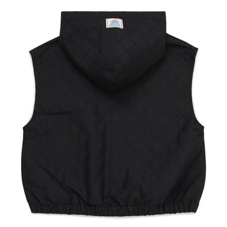 퀼팅 아노락 조끼 BK