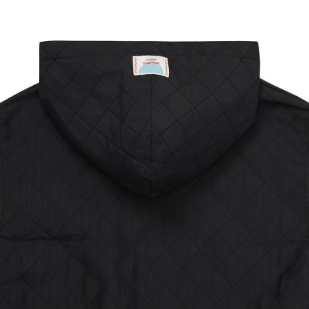 퀼팅 아노락 조끼 BK