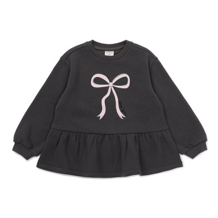 리본 프릴 티셔츠 GR