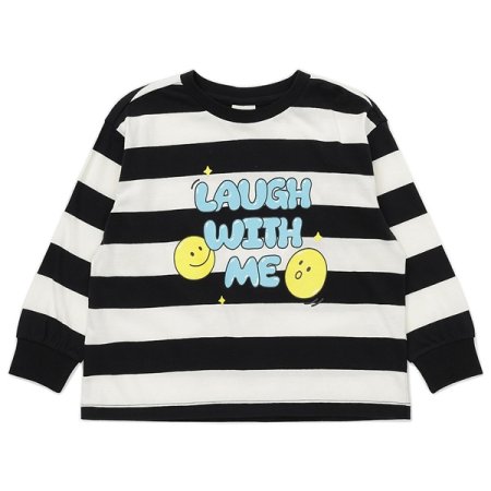 스마일 스트라이프 티 BK