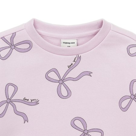 리본 기모 맨투맨 LV