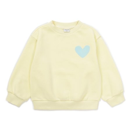 하트 기모 맨투맨 YE