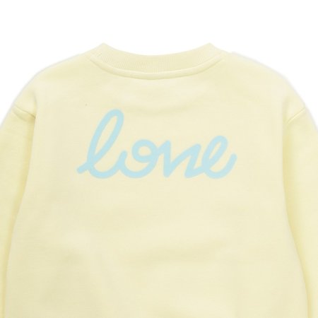 하트 기모 맨투맨 YE