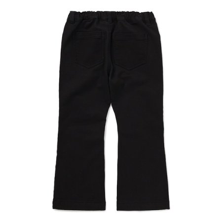 부츠컷 기모 우븐팬츠 BK