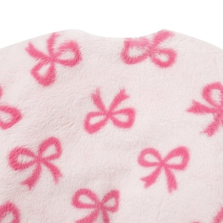 리본 몽글 퍼리자켓 PK