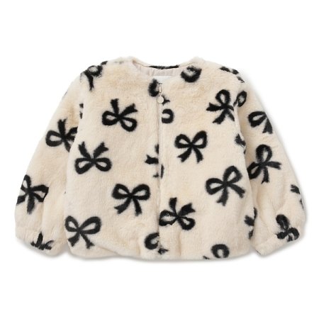 리본 몽글 퍼리자켓 BE