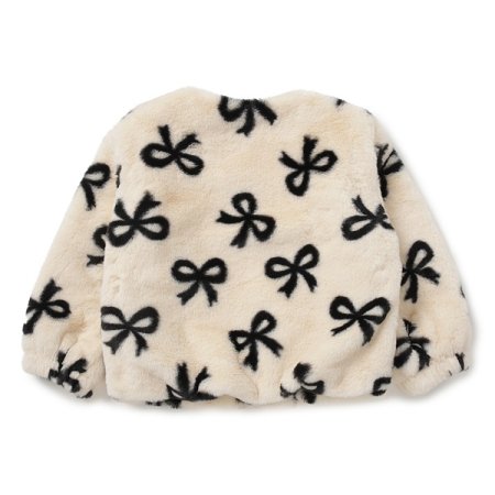 리본 몽글 퍼리자켓 BE