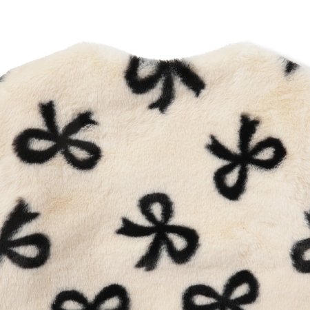 리본 몽글 퍼리자켓 BE