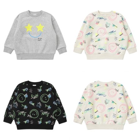 스마일 기모 맨투맨 85 택1