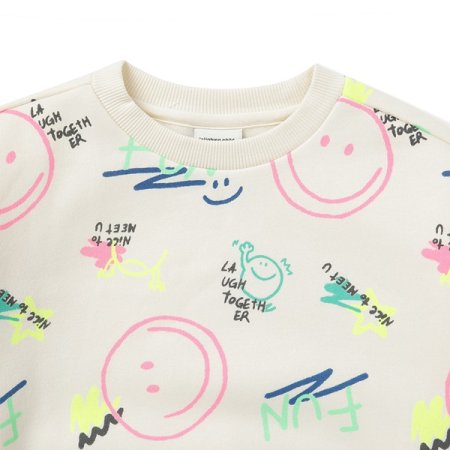 스마일 기모 맨투맨 상하세트 IV