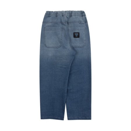 배기 블루 데님 팬츠