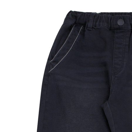 배기핏 블랙 데님 팬츠 SG