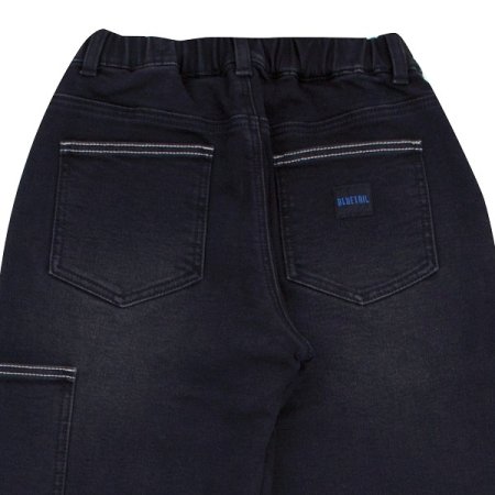 배기핏 블랙 데님 팬츠 SG