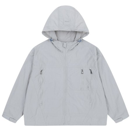 지퍼포인트 라이트그레이 화섬 점퍼