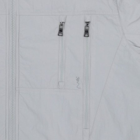 지퍼포인트 라이트그레이 화섬 점퍼