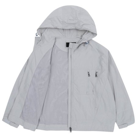 지퍼포인트 라이트그레이 화섬 점퍼