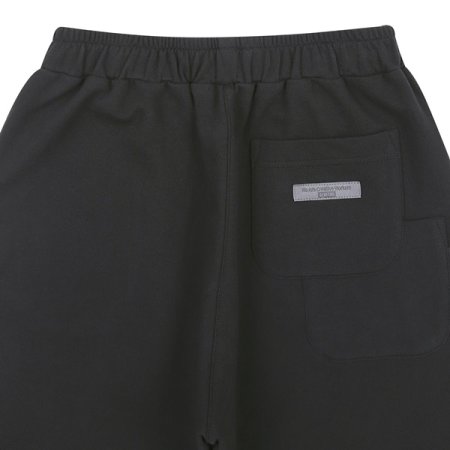 블랙 하프 져지 팬츠