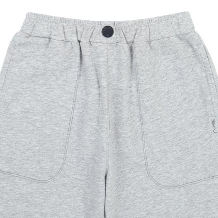 멜란지 그레이 하프 져지 팬츠