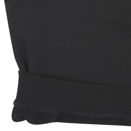 블랙 레글런 반팔 맨투맨 티셔츠