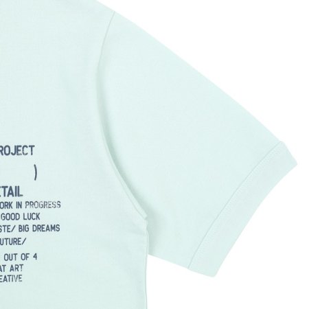 민트 반팔 맨투맨 티셔츠